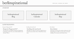 Desktop Screenshot of berlinspirational.com