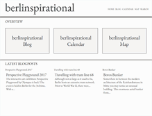 Tablet Screenshot of berlinspirational.com